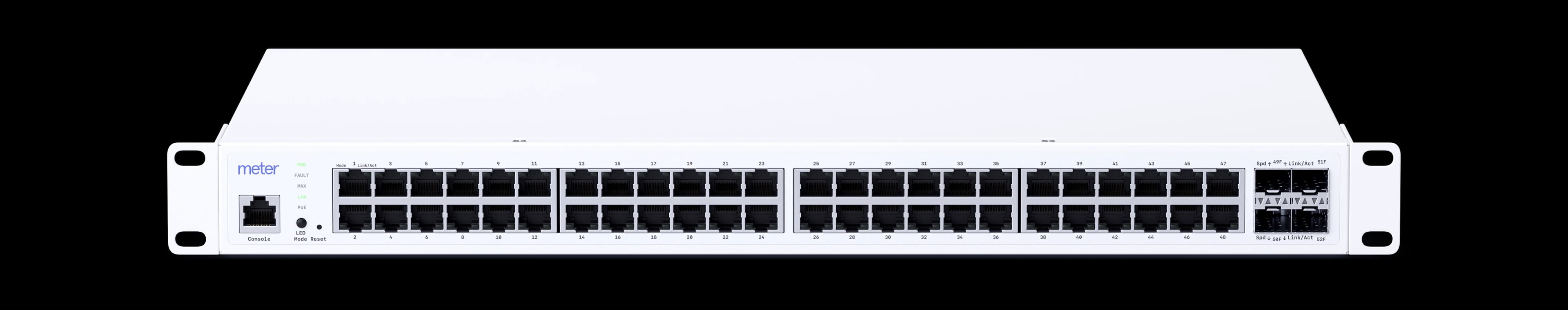 Meter 48-Port PoE+ Switch